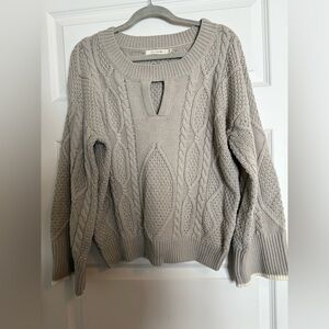 Ellison- Grey Sweater- Size Large